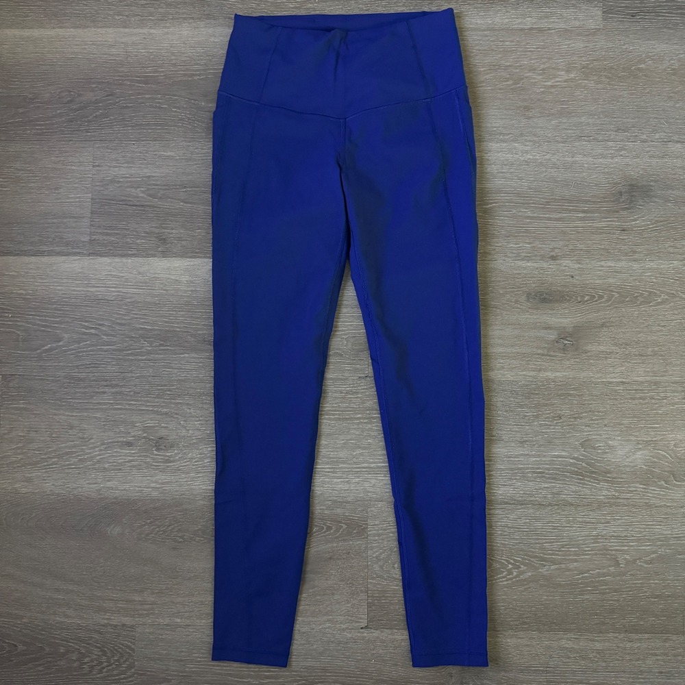 Victoria's Secret VSX Sport Leggings Womens Medium Blue Knockout Tight Pockets